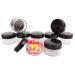 Greatforu 12 Pack 15g Empty Sample Glasses - Versatile Cosmetic Containers for Makeup Creams Ointments & More - Buy Online on GoSupps.com