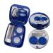 HomsfoU 2st Colored contact lenses carrying bag for contact lenses mirror container for contact lenses - case eye color contacts travel set for contact lenses mini mirror box pp travel texture