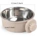 Stainless Steel Pet Crate Bowls - Removable Hanging Food and Water Bowls for Dogs, Cats, and Small Animals (Grey A) - Buy Online on GoSupps.com