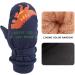 XIAOHAWANG Kids Ski Gloves | Waterproof Winter Dinosaur Mittens Navy | 2-8 Years - Buy Online on GoSupps.com