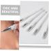 Didiseaon 5 Sets Marking Tool White Plastic Multi-functional Tattoos Pen Eyebrow Pen 15.00X0.80X0.80CMx5pcs Whitex5pcs - Buy Online on GoSupps.com