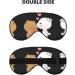 White Bear Brown Bear Print Unisex Sleep Eye Mask - Soft Comfort Eye Shade for Travel Yoga & Shift Work - Buy Online on GoSupps.com