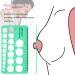 Nipple Ruler 4 Pcs Nipple Measurement Tool Measuring Card Template for Breast Pump Size Soft Silicone Flange Size for Nipples Flange Size Measure for Nipples -Breastfeeding Essential for New Moms - Buy Online on GoSupps.com