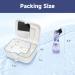 Denture Bath Case with Mirror & Cleaning Brush - Travel-Friendly Denture Cleaner for Retainers, Mouthguards, False Teeth - Household & Office Use - Buy Online on GoSupps.com