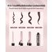 CCKeyin 4 in 1 Curling Iron Set | 9-38mm Ceramic Curling Bar & Brush - Pink | Perfect for Large & Small Curls International Shipping Available - Buy Online on GoSupps.com
