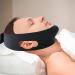 Anti Snoring Silicone Chin Strap - Adjustable Sleep Aid for Men & Women | 2PC Black | Stop Snoring Devices for Better Sleep - Buy Online on GoSupps.com