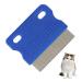 Lice Hair Comb Brushes Fine Egg Dust Nit Free Removal Stainless Steel Hair Accessories Efficient lice removal comb deep cleaning fine egg powder fashionable blue stainless steel hair accessories