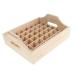 Chengbeautiful Storage box for essential oils wooden etheric lauffahrungsBox 42 bottles (20ml 15ml 10ml 5ml) etheric oil box (color: Wood Size: 26.4x2.6x10.2 cm) 26.4x22.6x10.2 cm Wood