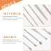 Stainless Steel Spiral Earwax Remover Kit - Portable, Washable, 3 Sets - Buy Online on GoSupps.com