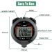 LEAP Digital Stopwatch Timer - Large Display, 30M Waterproof, EL Backlight - Ideal for Sport Coaches, Referees, Fitness Teachers, and Athletes - Gray - Buy Online on GoSupps.com
