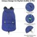 Docio Dog Winter Coat - Padded Jacket for Small Dogs Lightweight & Warm Dark Blue (1 Pack) - Buy Online on GoSupps.com