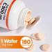 Natural Factors Tangy Orange Vitamin C 500mg - 180 Chewable Wafers | Fruit-Flavor Supplement - Buy Online on GoSupps.com