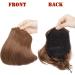 Wedding Hepburn Hair Bun Scrunchie Extension - Light Brown | Updo Chignons Wig for Wavy Curly Hair - Buy Online on GoSupps.com