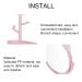 Cat Ear Makeup Mirror with Adjustable Stand - Pink | Vanity Mirror with Jewelry Storage for Home & Salon - Buy Online on GoSupps.com