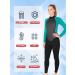 REALON Neoprene Full Body Wetsuit for Men 5/4mm & Women 3/2mm/4/3mm Blue Medium - Thermal Scuba Diving & Cold Water Swim Suits - Buy Online on GoSupps.com