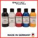 Senjo Color Basic Brush & Airbrush Bodypainting Colors Set - 5 x 75ml for Face & Body - Black White Red Yellow Blue in Suitcase - Buy Online on GoSupps.com