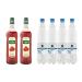Wine And More Syrups & Lemonade Set: Teisseire Syrups - Strawberry (2x1L) - Gilbert Lemonade (4x1L)