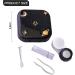 Buy Eulapgoe 3-Piece Travel Contact Lens Case Set - Mini Black Fall Container & Eye Care Kit for Travel - Buy Online on GoSupps.com