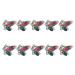 FEIlei 10Pcs/Set Nail Art Decor 3D Glitter Sparkling DIY Mini Nail Rhinestones Accessories Crystal Butterfly Nail Charm