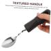 Solustre 3-Part Flexible Stainless Steel Cutlery Set | Portable Utensils for Disabled | Ergonomic Bendable Teaspoon & Dining Aids - Buy Online on GoSupps.com