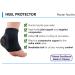 Heel Protector for Plantar Fasciitis - Compression Support for Ankle Strains & Sprains | Daily Use | Taiwan Excellence S/M Black - Buy Online on GoSupps.com