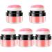 Didiseaon Didiseaon 5pcs Oil Control Cushion Blush Makeup Loose Face Shimmering Blush Powder Blush Cream Blush Pink Blush Korean Blush Natural Blush Pink Makeup Rubor