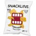 SNACKLINS Plant Based Crisps, Low Calorie Snacks, Vegan, Gluten-Free, Grain-Free, Healthy, Crunchy, Puffed Snack - Teriyaki, 0.9oz (Pack of 12) 0.9 Ounce (Pack of 12)