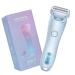 Dusk Razor for Women Dusk Electric Shaver Razors for Women for Legs Underarm Face Pubic Hairs Painless Ipx7 Waterproof Wet Dry Use Rechargeable (Blue)