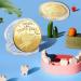 Qxrxn Tooth Fairy Coin Set - Golden Gifts for Kids Ideal Tooth Fairy Ideas for Boys & Girls 2 Piece Memorial Coin for Lost Teeth - Buy Online on GoSupps.com