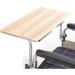 SilteD Wood Wheelchair Lap Tray Wheelchair Table Universal Trays Desk Fit for Manual Powered Or Electric Wheelchairs for Disabled Eating Rest