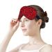 Buy Jaguar Leopard Print Sleep Mask for Women - Adjustable Eye Shades with Black Spots & Elastic Strap - Buy Online on GoSupps.com