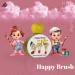 LATTAFA Pride Happy Brush For Kids Eau De Parfum Spray 75ML (2.5 OZ) Long Lasting Fresh Fruity Gourmand Fragrance. - Buy Online on GoSupps.com