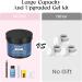 MIZHSE Nail Builder Gel Kit 3.53OZ Larger Capacity Milky White Builder Gel for Nails UV/LED Clear Hard Gel Builder Base Nail Strengthener Extension Gel with Nail Brush Clean Gel for Home Salon Milky White 3.53 Oz - Buy Online on GoSupps.com