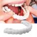 Wttfc veneers snap in teeth comfort fit whitening veneer snap on dentures with wife & man party in smile beautiful snapping instances with box (4 couples)