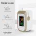 Pulse Oximeter Fingertip Blood Oxygen Monitor | Portable Luxury Gold Oximeter with Lanyard - Ships Internationally - Buy Online on GoSupps.com