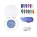 Adriana Nicole Cosmetics Eyeshadow Single Shadows Ethereal Single Color-Shifting Eyeshadow Eyeshadow With Exquisite Glitters Double Chrome Eye Shadow (03#)