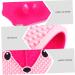 Fox Scrub Makeup Cosmetic Brush Cleaning Mat Portable Washing Tool Makeup Cleaning Mat Hair Brush Cleaner Makeup Brush Cleaner Mat Makeup Brush Cleaning Pad Makeup Brush Scrubber 17x15cm Rosy - Buy Online on GoSupps.com