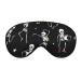 Dancing and Playing Music Skeletons Sleep Mask Eye Cover for Sleeping Blindfold with Adjustable Strap Blocks Light Night Travel Nap for Men Women