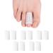 Toe Sleeve Gel for Second Third Toes 10 Pcs Breathable Toe Protector Toe Cover with Holes Provides Relief from Missing or Ingrown Toenails Corns Blisters Hammer Toes Reduce Friction