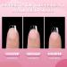 Ranrose 240PCS Coffin Nail Tips - Full Cover Clear Acrylic Soft Gel False Nails for DIY Press On Extensions - Buy Online on GoSupps.com