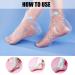 100pcs Disposable Paraffin Bath Liners for Foot Spa Moisturizing - Transparent Plastic Foot Covers for Women & Feet Care - Buy Online on GoSupps.com