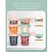 Supermama Reusable Baby Food Containers - 7 oz (6 Pack) | Airtight Leak Proof Jars for Baby | BPA Free | Microwave, Dishwasher & Freezer Safe | Pink - Buy Online on GoSupps.com