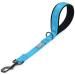 Vivaglory dog leash short short traffic leash for dogs short training lines for medium -sized and large dogs 46 cm length 2.5 cm width sea blau 46 cm Seeblau
