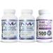 MAAC10 NMN Resveratrol NAD Combo Pack - Nicotinamide Mononucleotide NAD+ Supplement 250mg (60 x 125mg NMN Capsules) 99% Pure Trans Resveratrol Extract (60 x 250mg Capsules)