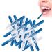 50pcs Soft Interdental Brush Teeth Dental Picks Floss Brush Refill Flosser Toothpick Cleaners Cleaning Tool - Blue