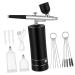 MERRYHAPY 1 Set Airbrush Compressor Electric Airbrush Nail Airbrush Airbrush Kit with Compressor Cordless Airbrush for Nails Airbrush Paint Kit Electric Squirt Aluminum Alloy