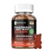 TM NATURALS Beet Root & Pomegranate Gummies 1000mg Grape Seed Extract + 1000mg Beet Nitric Oxide Booster for Heart, Energy & Blood Sugar Support Vegan, Non-GMO 90 Gummies