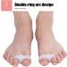 Silicone Bunion Adjuster | Toe Separator for Improved Walking Comfort | No Skin Irritation | Ideal for Outdoors, Travel, Home | White - Buy Online on GoSupps.com