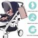 Lekebaby Portable Changing Mat with Wipe-Pocket and Head Cushion - Pink - Buy Online on GoSupps.com
