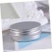 HAPINARY Box Lip Gloss Containers Cosmetic Mini Candle Round Metal Tins Small Cookie Tins Foldable Lap Desk Screw Lid Containers Jars Candle Making Tins Jars with Lid Tin Can Filling Travel - Buy Online on GoSupps.com